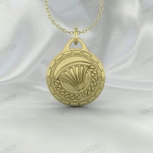 Ancient Egypt Unique Design Pendant, 925 Sterling Silver Necklace Jewelry