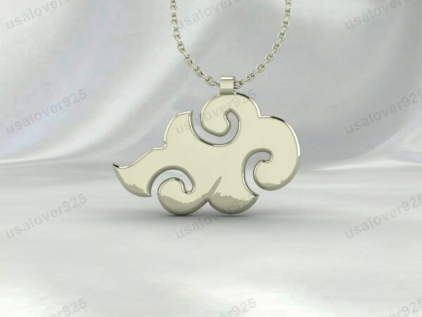 Cloud Unique Design Unisex Pendant, 925 Sterling Silver Necklace Jewelry