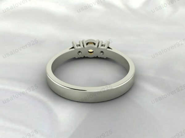 Citrine Gemstone Women Ring 925 Sterling Silver Jewelry - Image 4
