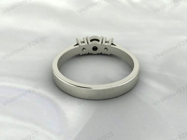 Black Onyx Gemstone Women Ring 925 Sterling Silver Jewelry - Image 4