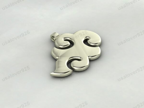 Cloud Unique Design Unisex Pendant, 925 Sterling Silver Necklace Jewelry - Image 4