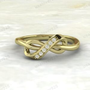 CZ Diamond Stone Women Ring – 925 Sterling Silver Jewelry