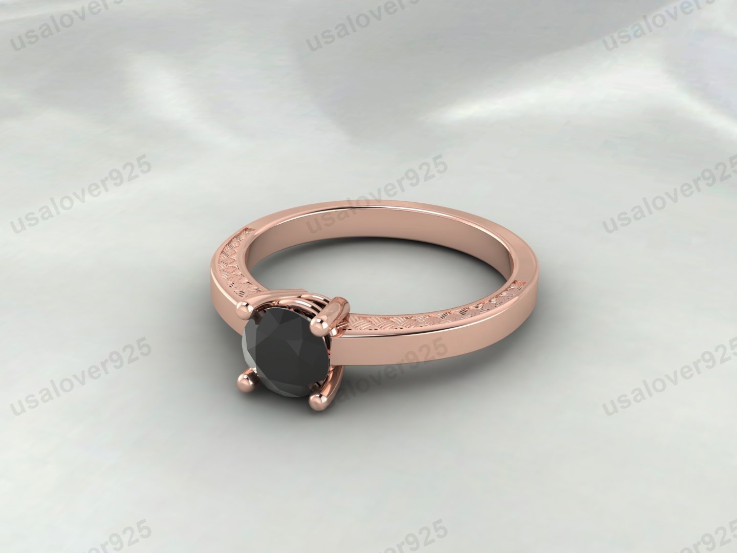 Black Onyx Gemstone Women Ring – 925 Sterling Silver Jewelry - Image 2