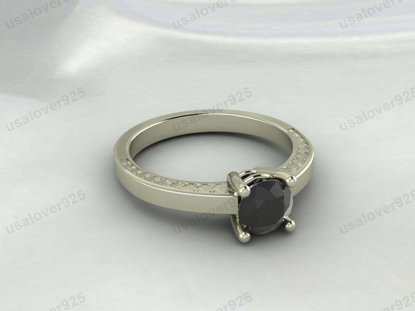 Black Onyx Gemstone Women Ring – 925 Sterling Silver Jewelry - Image 3