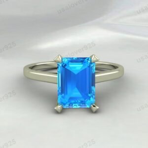 Topaz Gemstone Women Ring – 925 Sterling Silver Jewelry