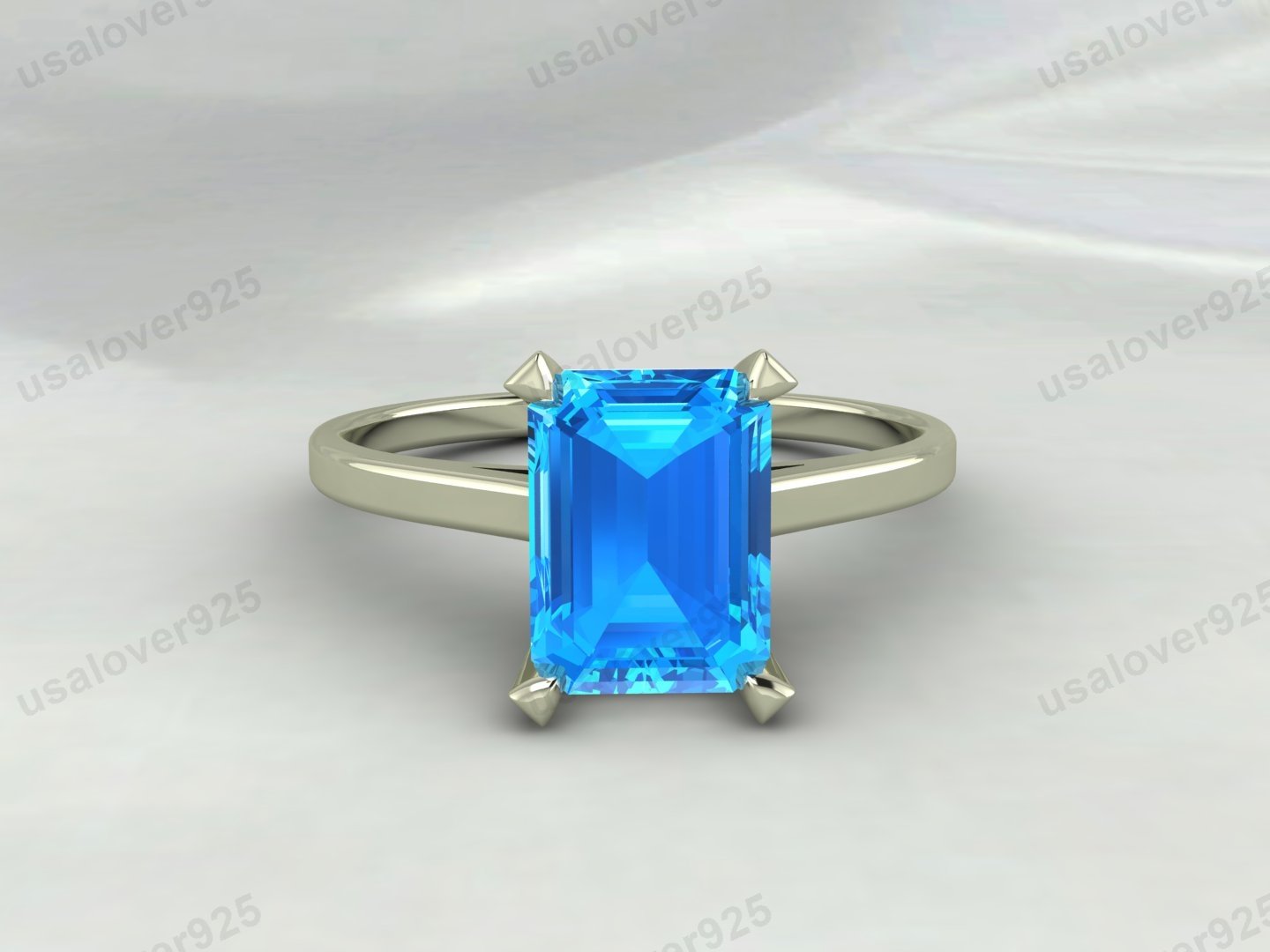 Topaz Gemstone Women Ring – 925 Sterling Silver Jewelry