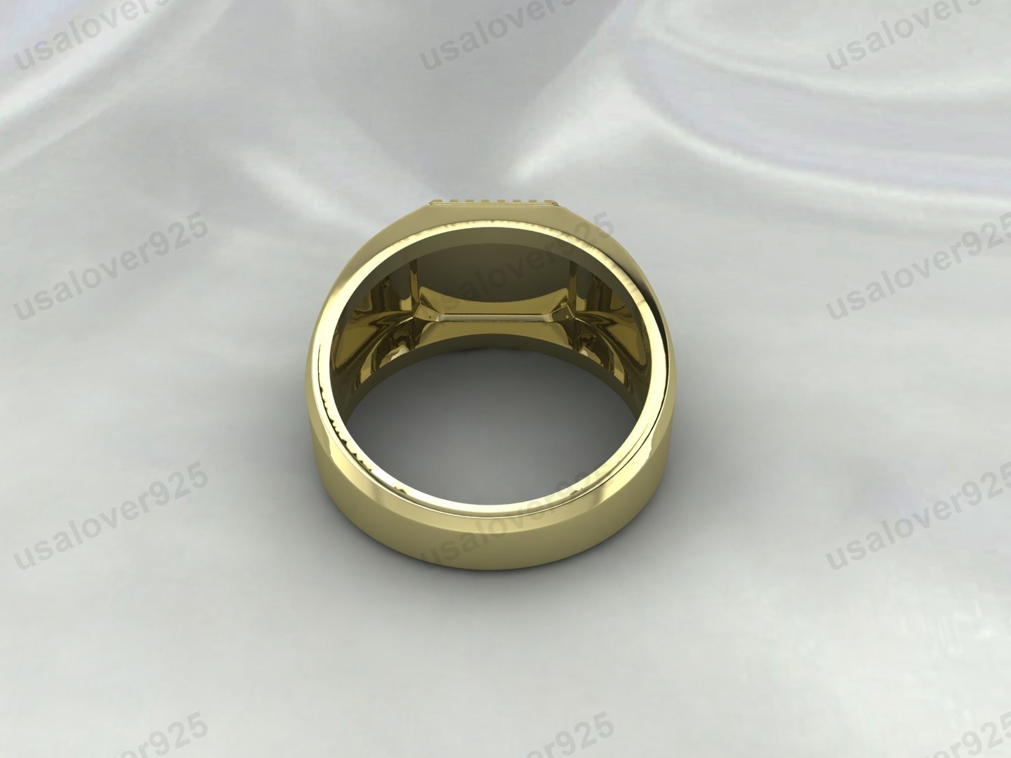 Game Of Throne House Stark Wolf Ring – High Quality Yellow Brass Unisex Jewelry - Image 4