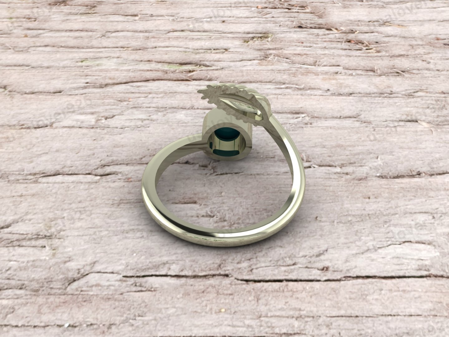 Natural Turquoise Gemstone Solitaire Women Ring – 925 Sterling Silver Ring Jewelry - Image 3