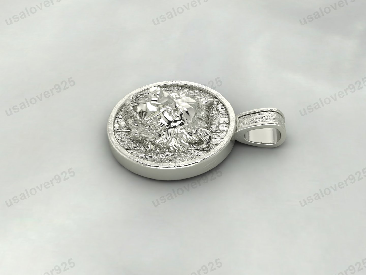 Biker Viking Wolf Head Unique Design Unisex Pendant, 925 Sterling Silver Necklace Jewelry - Image 4