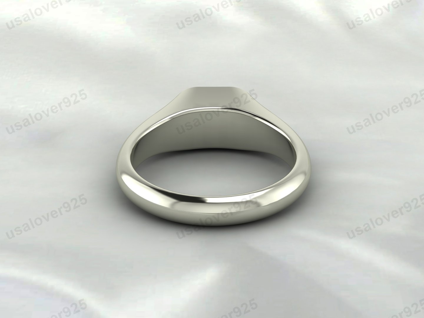 Fox Animal Unique Design Signet Unisex Ring, 925 Sterling Silver Jewelry - Image 3