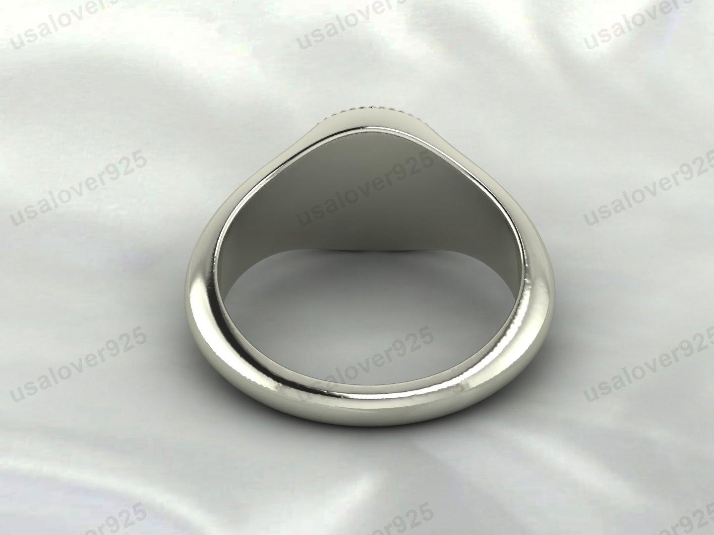 Star Shape Unique Design Signet Unisex Ring, 925 Sterling Silver Jewelry - Image 3