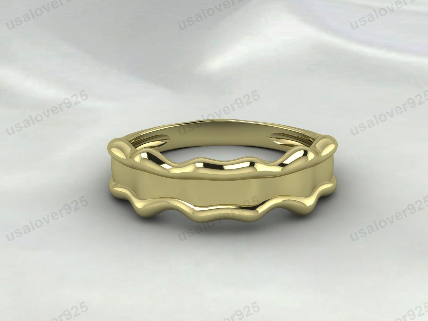 925 Sterling Silver Unisex Ring Band Jewelry - Image 3