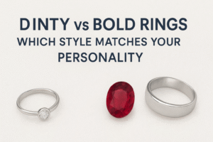 Dainty vs Bold Rings