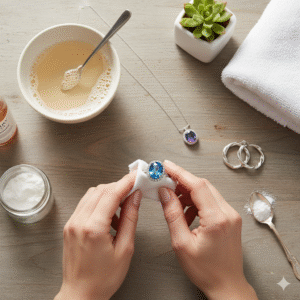 Clean Sterling Silver Jewelry at Home