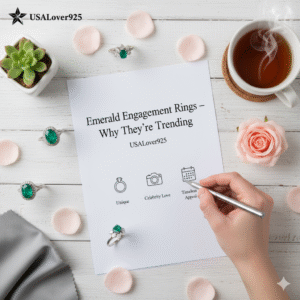 Emerald engagement rings