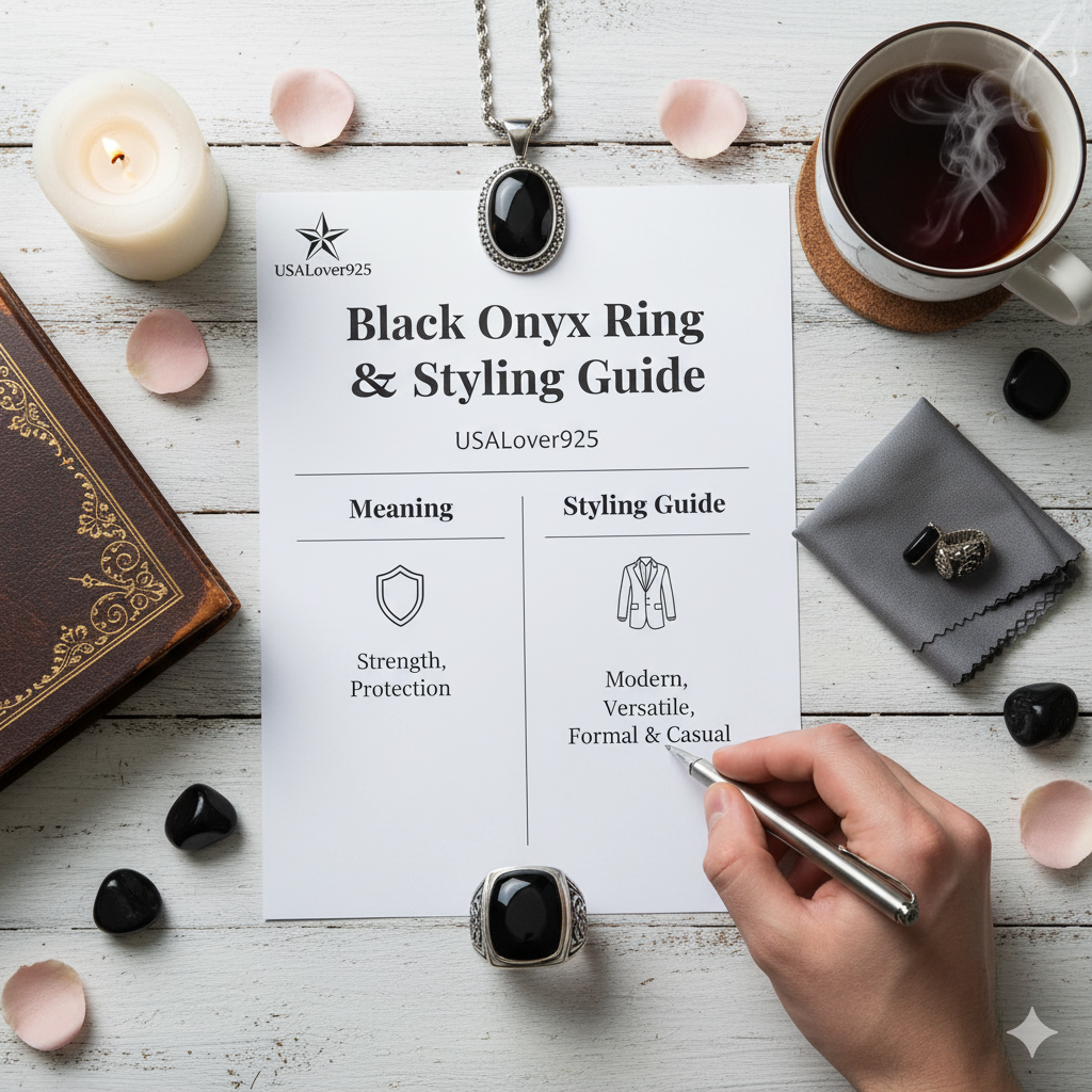Black Onyx Ring Meaning & Styling Guide