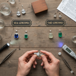 How to Identify Real vs Fake Gemstones in Jewelry