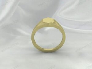 Hexagon Signet Ring