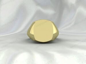 Cushion Shape Signet Ring