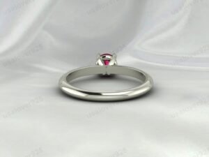 Ruby Solitaire Ring