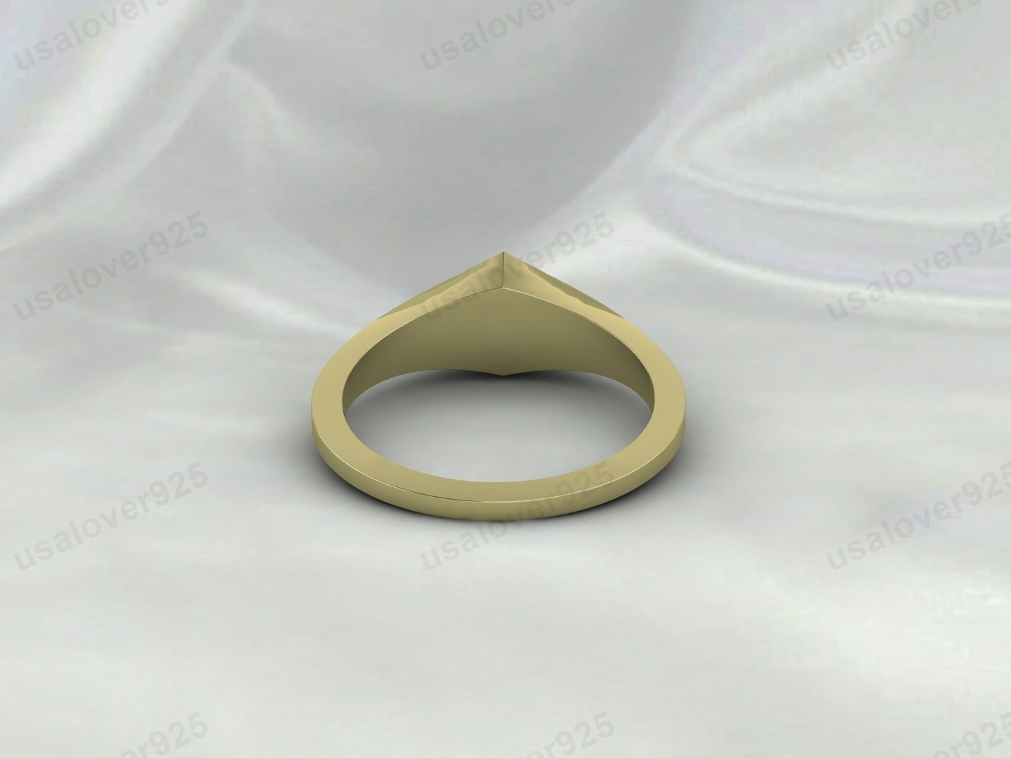 Hexagon Signet Ring