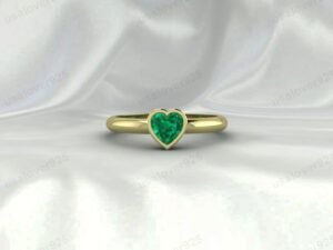 Emerald Heart Ring