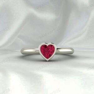 Ruby Heart Ring