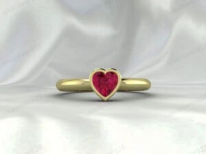Ruby Heart Ring