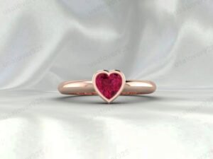 Ruby Heart Ring