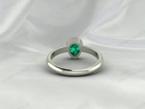 Emerald Pear Ring