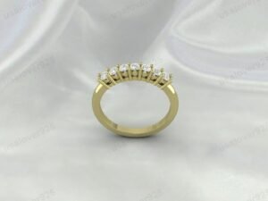 CZ Diamond Eternity Band | 925 Sterling Silver Stacking Ring