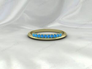 Topaz Eternity Women Ring