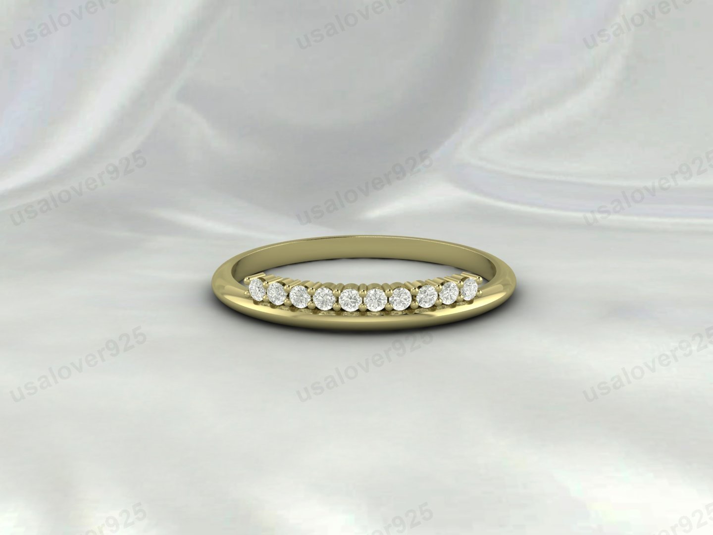 CZ Diamond Eternity Women Band Ring