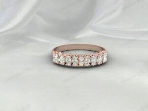 CZ Diamond Full Eternity Band | 925 Sterling Silver Stacking Ring