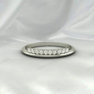 CZ Diamond Eternity Women Band Ring