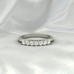 CZ Diamond Eternity Band | 925 Sterling Silver Stacking Ring