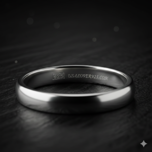 925 stamp jewelry authenticity mark on usalover925.com ring