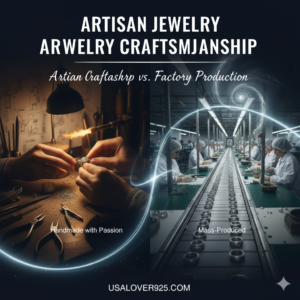 Artisan jewelry craftsmanship vs factory production at usalover925.com