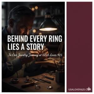 Behind every ring lies a story in our jewelry journey at USA Lover 925
