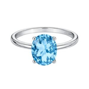 Topaz Solitaire Ring