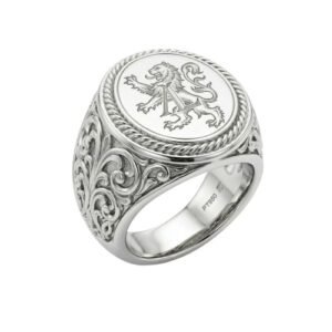 Signet Silver Men's Ring