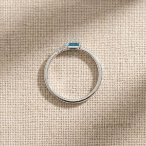 Topaz Solitaire Women Ring