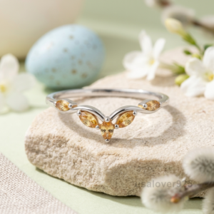 Citrine Marquise Half Band