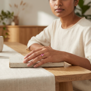 Ruby Marquise Stone Ring