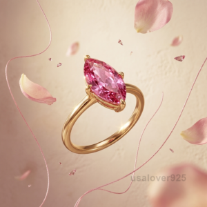 Ruby Marquise Stone Ring