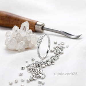 CZ Round Stone Solitaire Women's Ring, 925 Solid Sterling Silver