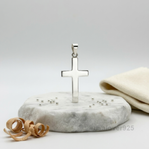 Cross Unisex Pendant, 925 Sterling Silver Necklace Jewelry
