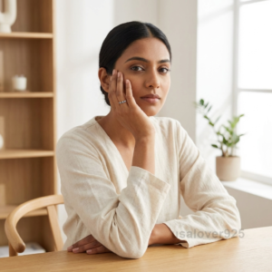 Sapphire & CZ Stone Women's Half Eternity Band, 925 Solid Sterling Silver Ring
