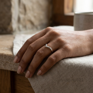 Minimalist V Shape Chevron Ring – 925 Sterling Silver Modern Jewelry