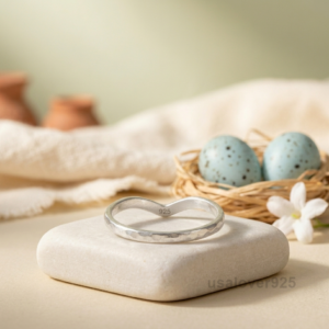 Minimalist V Shape Chevron Ring – 925 Sterling Silver Modern Jewelry